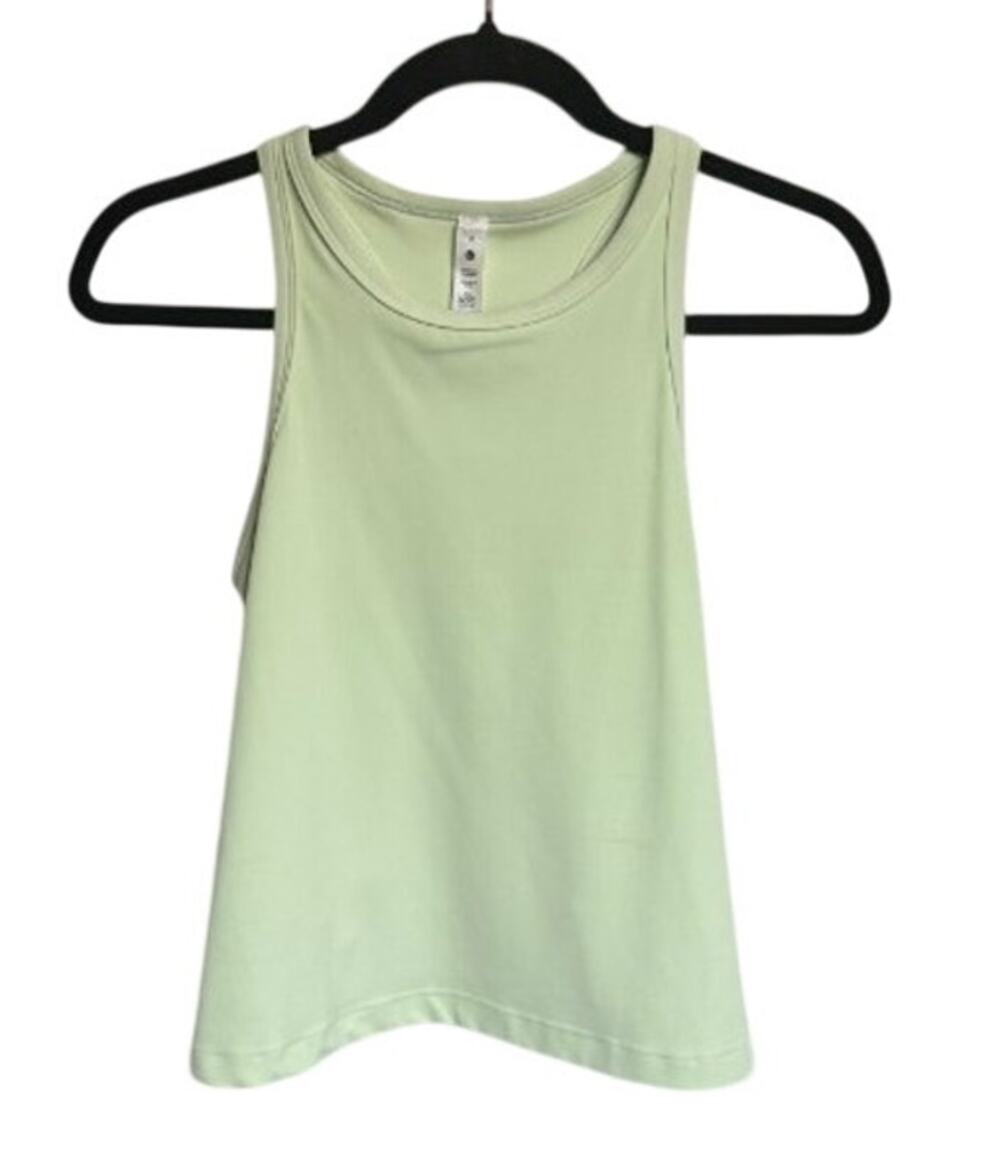 lululemon Light Lime Green Racerback Workout Tank Size 8